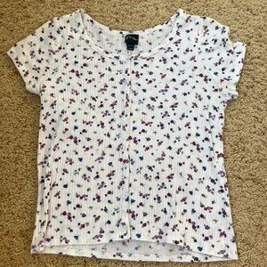 Girls Flower Top, Condition: Perfect, Size: XL